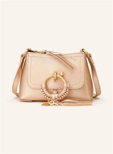 see by chloe handtasche joan|SEE BY CHLOÉ Umhängetasche JOAN in 81c golden dust.